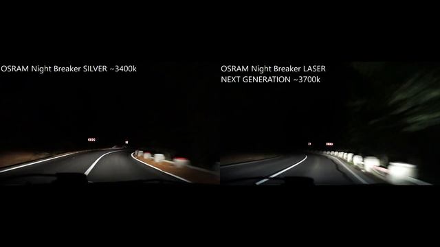 OSRAM Night Breaker SILVER Vs OSRAM Night Breaker LASER NEXT GENERATION