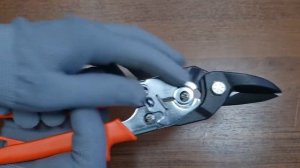 Ножницы по металлу левые ПРОФИ, CrMo, толщина резки до 1,5 мм, Vorel, 48000