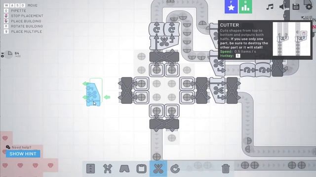 Shapez.io - Factory of colours and shapes! Part 1 | Let's Play shapez.io Gameplay смотреть онлайн