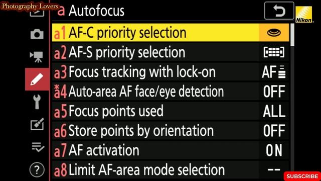 Nikon Z5 Auto Focus Setting || Nikon Z5 Camera Manual Setting In Hindi || #Z5 #z6 #z6ii #nikon