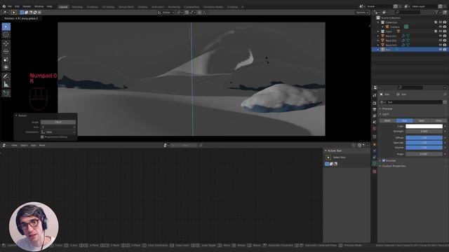 Geometry Nodes Ice Cave Blender Tutorial смотреть онлайн