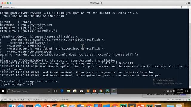19 Apache Sqoop - Sqoop Import - Import all tables смотреть онлайн