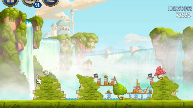 Прохождение игры Angry Birds Star Wars 2.Уровень 1-2. смотреть онлайн