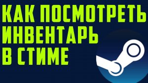 Как посмотреть инвентарь в стиме