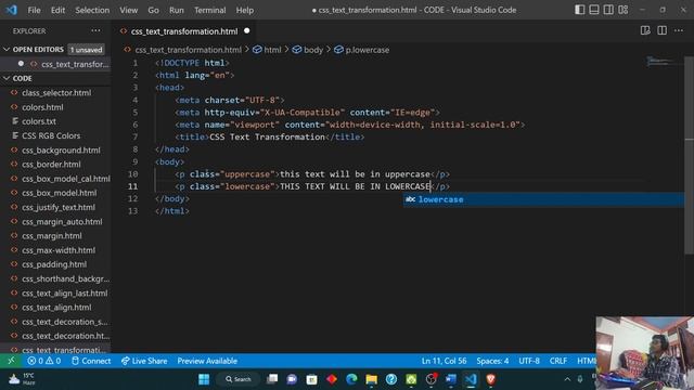 CSS Text Transformation || Beginners in-depth guide to CSS || Part 15 (With Notes) смотреть онлайн