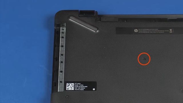 Replace the Base Enclosure | HP 17 Notebook | HP Support смотреть онлайн