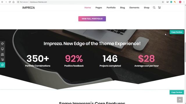 How to Copy Sections from Demo Sites - Impreza Wordpress Theme (old version) смотреть онлайн