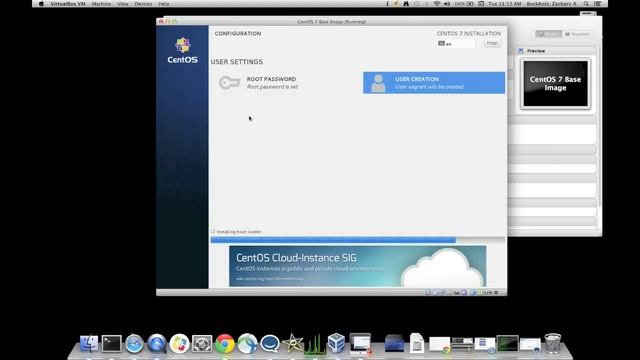 Creating a VirtualBox Machine and Installing CentOS 7 смотреть онлайн