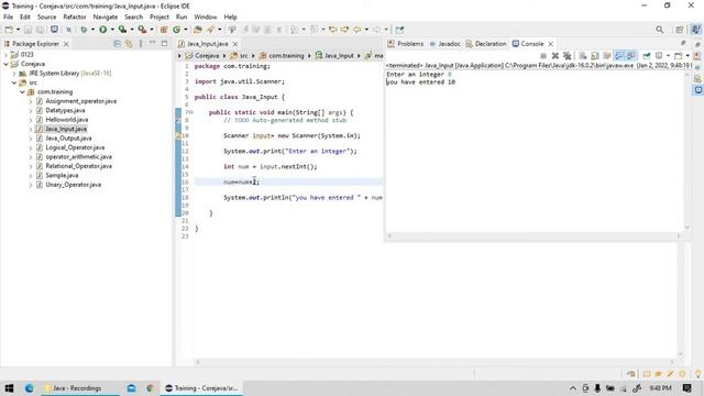 17. Java - Input Scanner Class смотреть онлайн