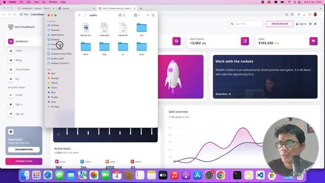 Tutorial Laravel 10 Aplikasi Kargo - Setting database dan Install Template смотреть онлайн