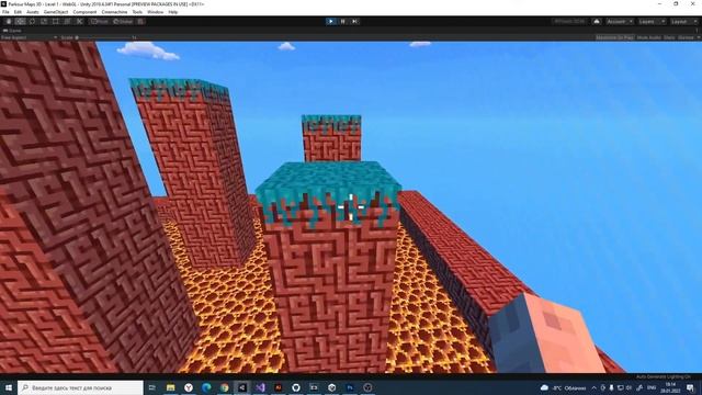 Parkour Maps 3D - фоновая музыка и звуки ходьбы смотреть онлайн