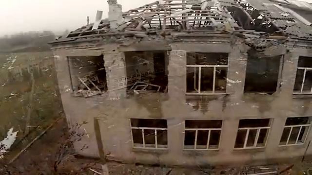 Ruins of Stepanovka, quadrocopter footage смотреть онлайн