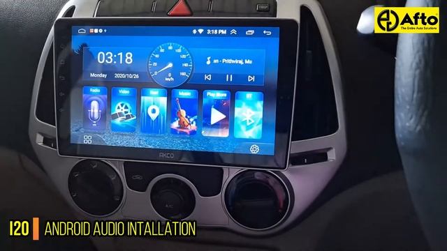 HYUNDAI I-20 ANDROID AUDIO INSTALLATION #afto #aftocoimbatore #carmodification #hyundai  #i20