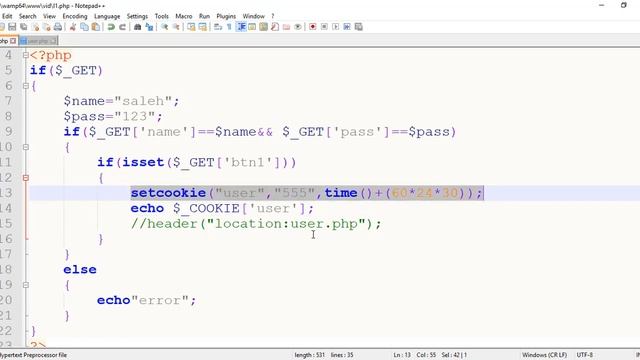 الدرس الخامس والعشرين php شرح cookie الكعكات смотреть онлайн