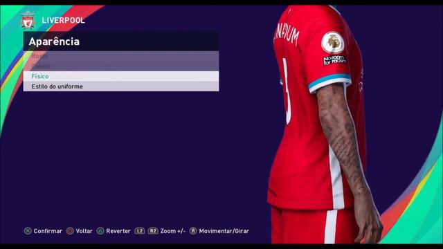 Wijnaldum + Tattoo Compatível com todos Patchs - Pes2021 смотреть онлайн