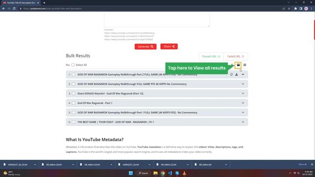 How to Extract YouTube Title & Description in Bulk | YouTube SEO?? смотреть онлайн