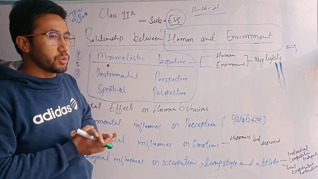 Class 11th..EVS.. Relationship between Human and Environment смотреть онлайн