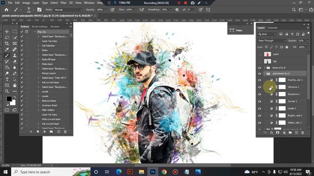 Smooth Watercolor Photoshop Action смотреть онлайн