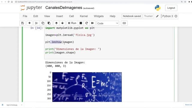 19 Canales RGB de una Imagen | Procesamiento de Imágenes con Python смотреть онлайн