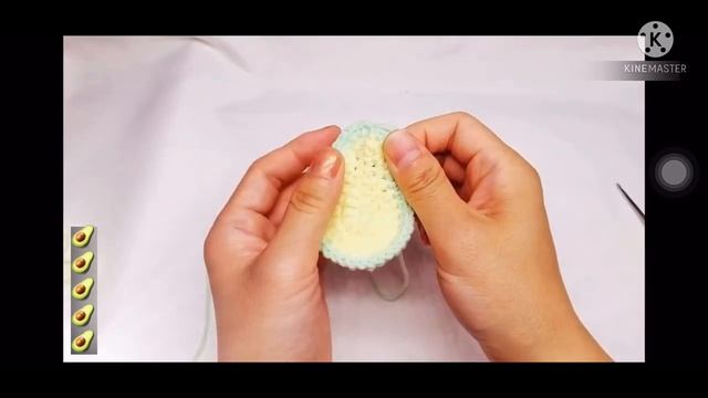 How to crochet avocado | Amigurumi Avocado | Pattern crochet avocado смотреть онлайн