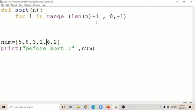 Bubble Sort | Python in Tamil | P4 | Sarmila Sivaraja смотреть онлайн