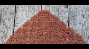 МК номер 57.Узор для шали крючком
