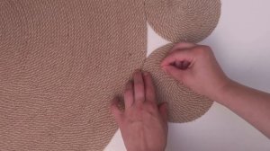 ✅ Подробный МАСТЕР КЛАСС. Как сделать стильный коврик из КАНАТА на МАШИНКЕ // Creating JUTE RUG DIY