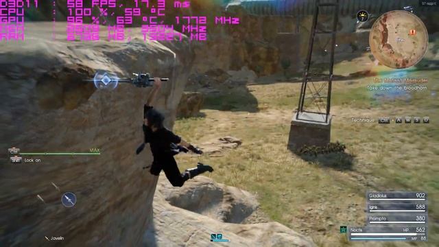 Final Fantasy XV vs GTX 1050 Ti / i3-8100 on H310 / 8GB DDR4 [MSI Afterburner] смотреть онлайн
