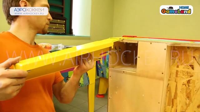 Видео сборка аэрохоккея Home. Пошаговый видеогид. смотреть онлайн