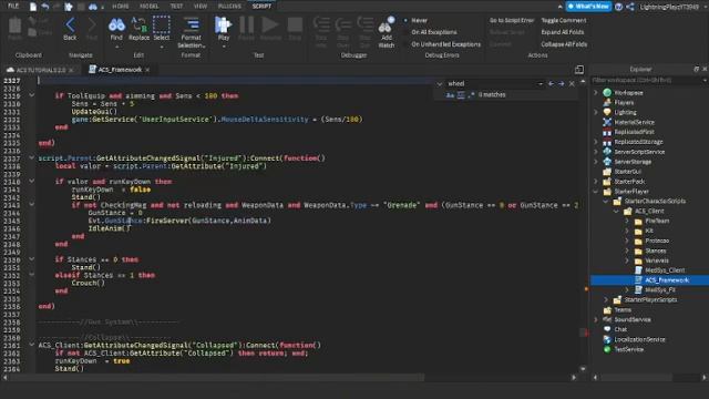 [2.0.1] How to remove scroll stances in ACS gun kit Roblox Studio смотреть онлайн