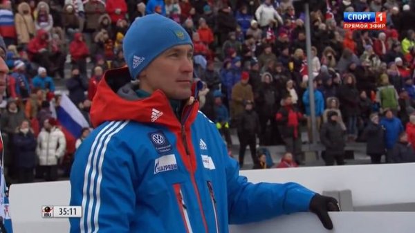 Лучшая гонка сборной России. Биатлон Эстафета Мужчины 15.02.2015. Россия чемпионы.
