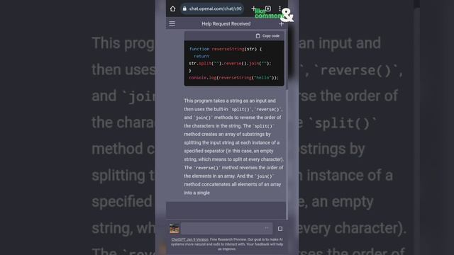ChatGPT Reverse String in JavaScript ? | Quick Tutorial by MkTuber смотреть онлайн