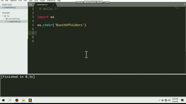 Create 1000+ folders in one click using python | Python Coding tut | Learn python tricks | python3 смотреть онлайн