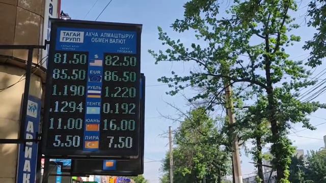 Курс валют Рубль, Доллар, Евро, Тенге, МОССОВЕТ Бишкек 20 - МАЙ смотреть онлайн