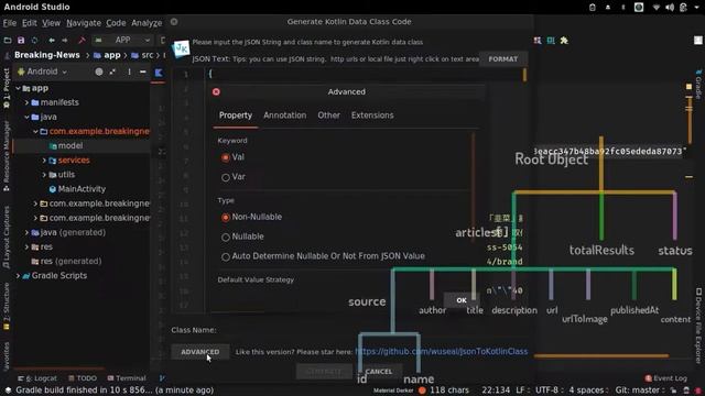 #8 Parse JSON response into Kotlin Objects - Kotlin and Android Fundamentals смотреть онлайн