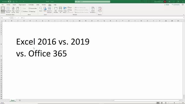 Excel Versions - What's the Difference Between Excel 2016, Excel 2019, and Excel with Office 365? смотреть онлайн