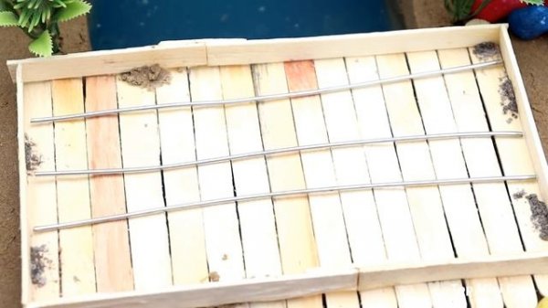 diy tractor making science project concrete bridge miniature tools || science projects