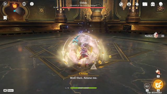 Noelle solos lvl 60 childe with a shit build смотреть онлайн