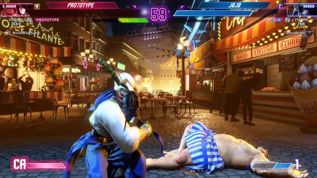 SF6 PRO7OTYPE (E.honda) vs JBJB (Rashid) Street Fighter 6 смотреть онлайн