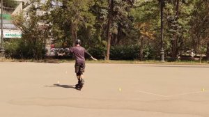 КРОССОВЕР на РОЛИКОВЫХ КОНЬКАХ | ВИРАЖ или ПЕРЕБЕЖКА на РОЛИКАХ