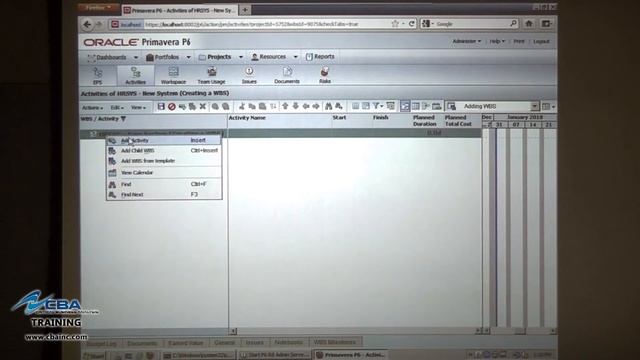Primavera P6 R8 Work Breakdown Structure смотреть онлайн
