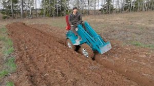 Отвал, Плуг, Минипогрузчик своими руками.