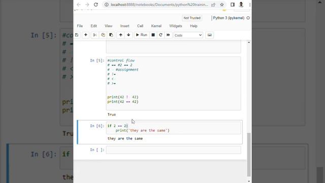 python (control flow) part 1 смотреть онлайн