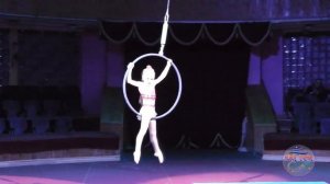 Хлызова Анна, воздушная гимнастика на кольце, 7 лет. Моана