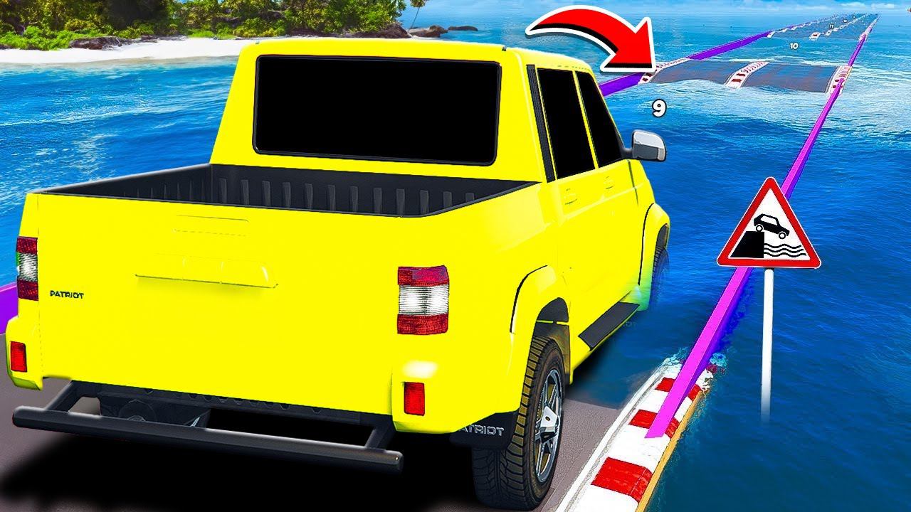 СМОЖЕТ ЛИ ГИГАНТСКИЙ УАЗ ПАТРИОТ ПИКАП ПРОЕХАТЬ ГЛУБОКУЮ ЯМУ С ВОДОЙ ГТА 5 МОДЫ МУРКА смотреть онлайн
