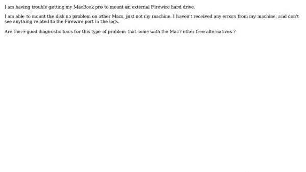 Testing Firewire 800 port on MacBook Pro (2 Solutions!!)