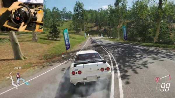 Nissan Skyline GTR R32 - Forza Horizon 4 | Logitech Driving Force GT Gameplay