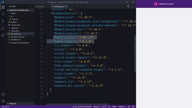 Ultimate JavaScript Masterclass 01 - Project Setup and Install смотреть онлайн