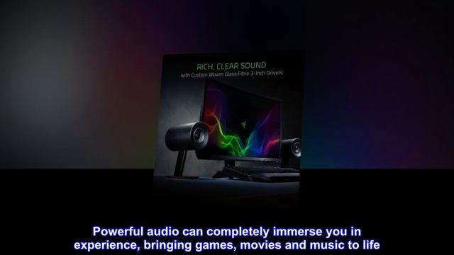 Razer Nommo Chroma: Custom Woven 3" Glass Fiber Drivers - Rear-Facing Bass Ports - Bass Knob смотреть онлайн