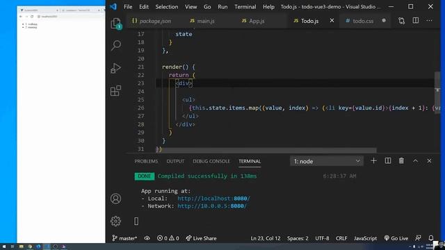 Vue 3 with render function | Built Todo app смотреть онлайн